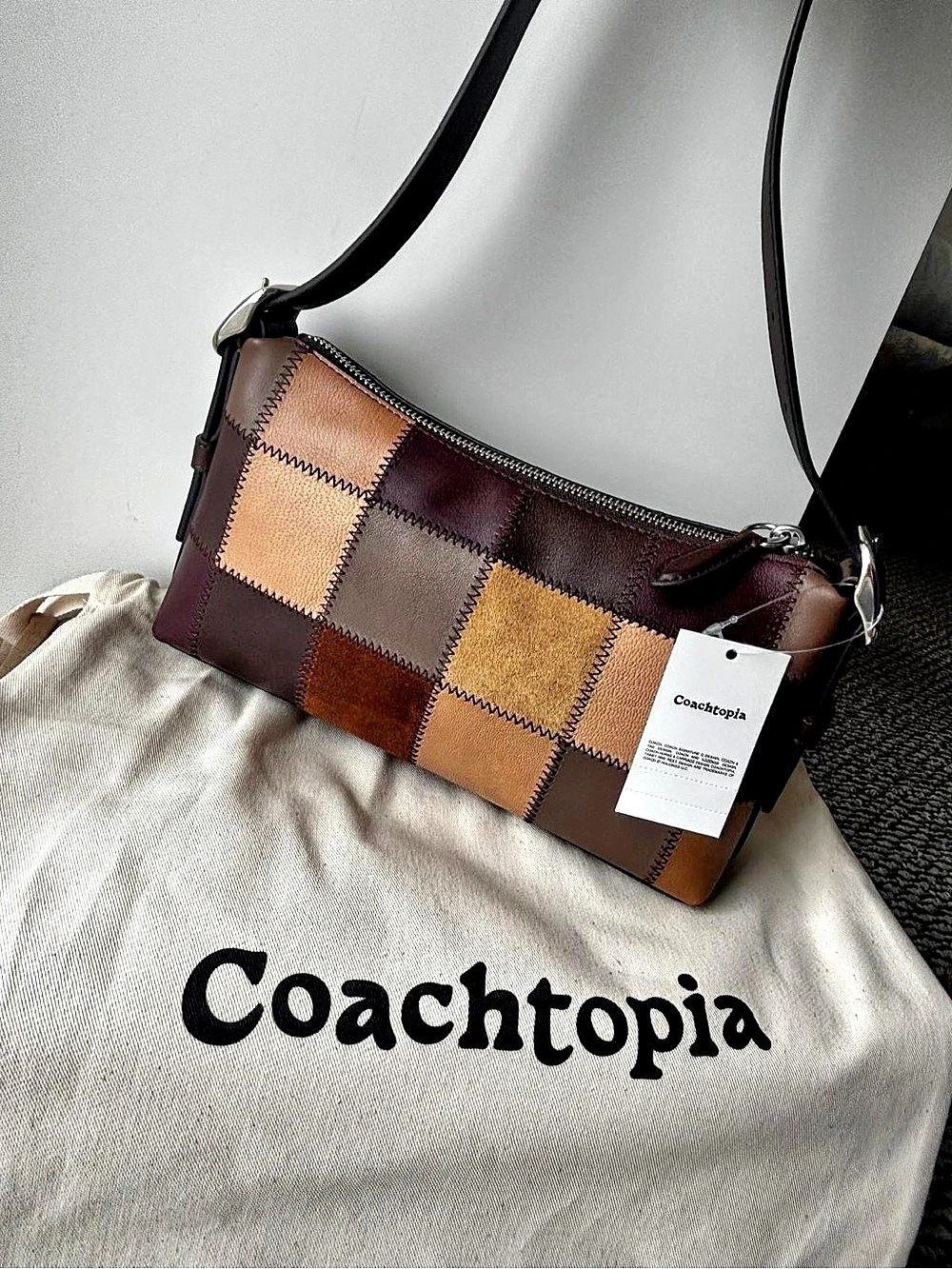 Coach Alter Ego Bag in Brown & Tan NWT
